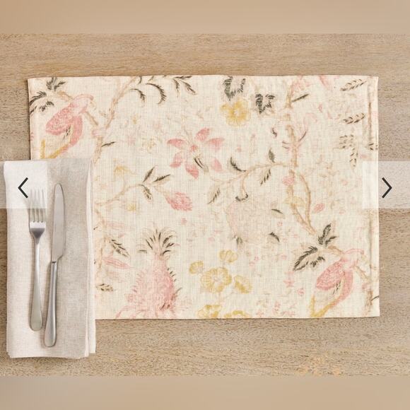 Pottery Barn Vintage Islands Reversible Placemats - Set of 4 - Picture 1 of 4